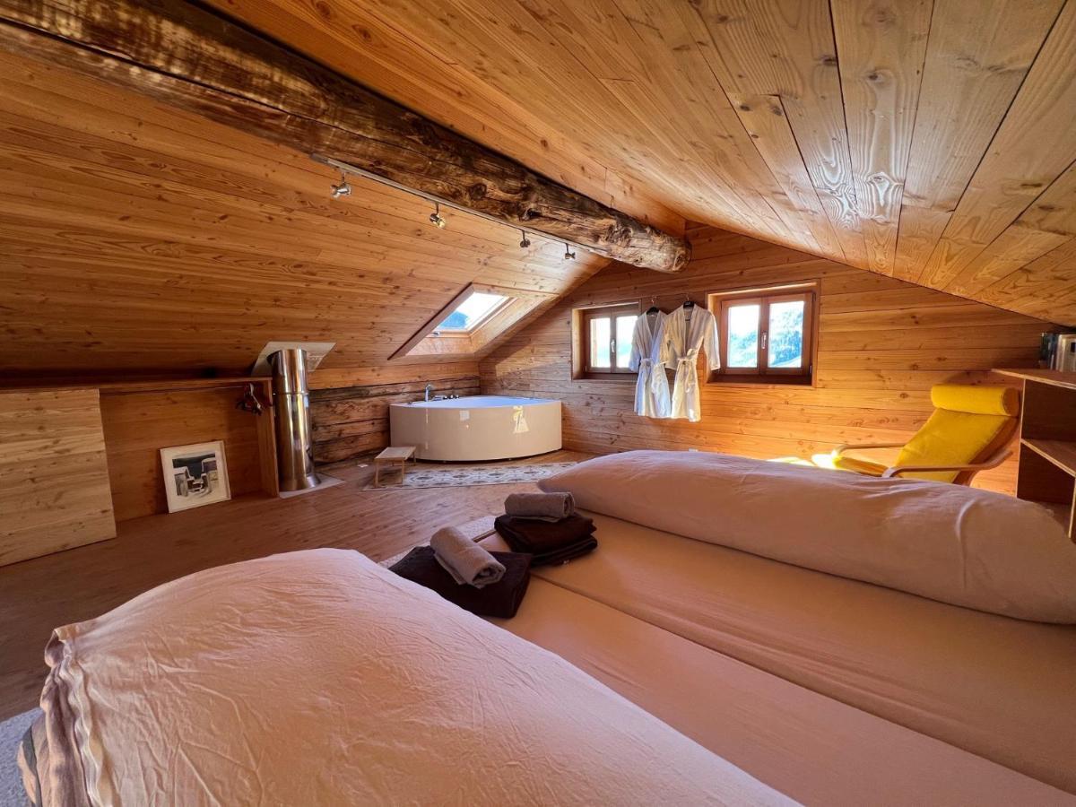 Chalet Biene - Swiss Alp Chalet With Sauna And Jacuzzi Ulrichen Eksteriør bilde