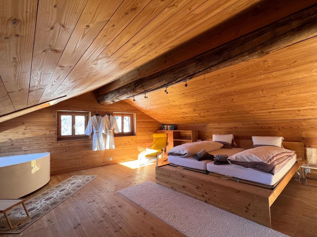 Chalet Biene - Swiss Alp Chalet With Sauna And Jacuzzi Ulrichen Eksteriør bilde